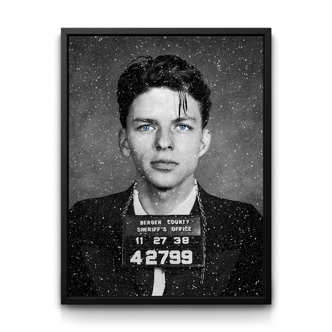 Frank Sinatra - 1938 - The BLK Gallery - Canvas Artwork Prints - Home Decor Inspiration - Wall Art - Canvas Prints