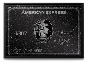 Diamond Dusted Custom American Express Black card