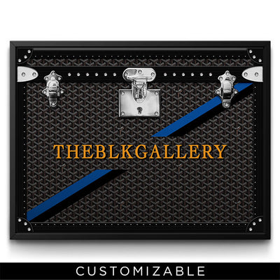 Goyard Trunk - The BLK Gallery - Canvas Artwork Prints - Home Decor Inspiration - Wall Art - Canvas Prints