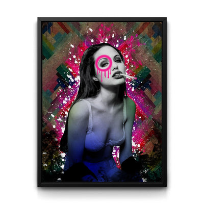 Angelina's Dreams framed canvas art by The BLK Gallery