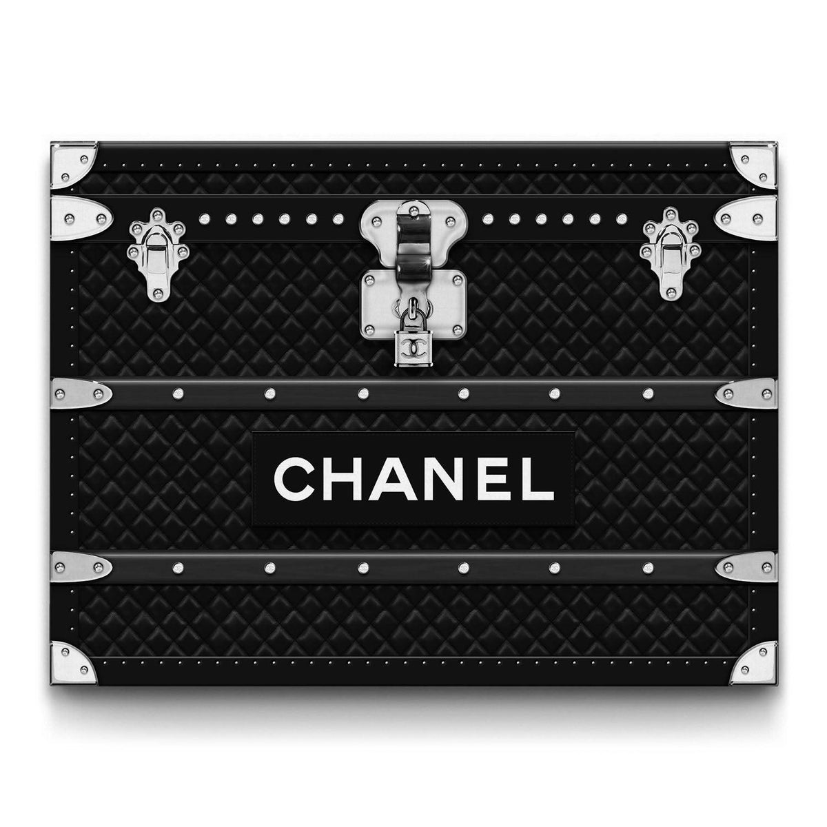 Couture Trunk framed canvas art by The BLK Gallery
