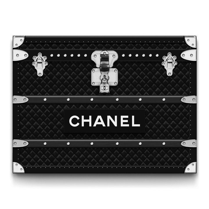 Couture Trunk framed canvas art by The BLK Gallery