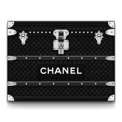 Couture Trunk framed canvas art by The BLK Gallery