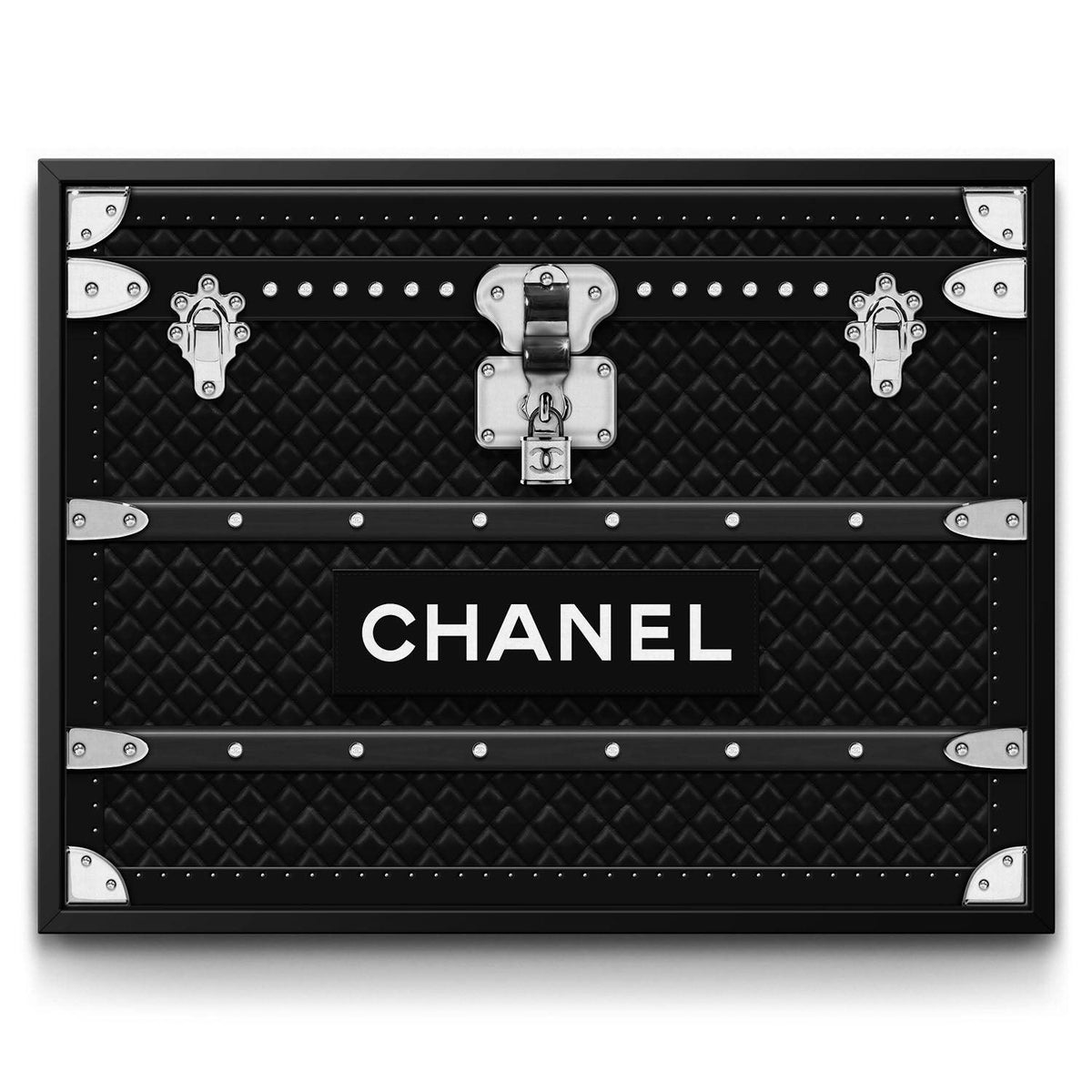 Couture Trunk framed canvas art by The BLK Gallery
