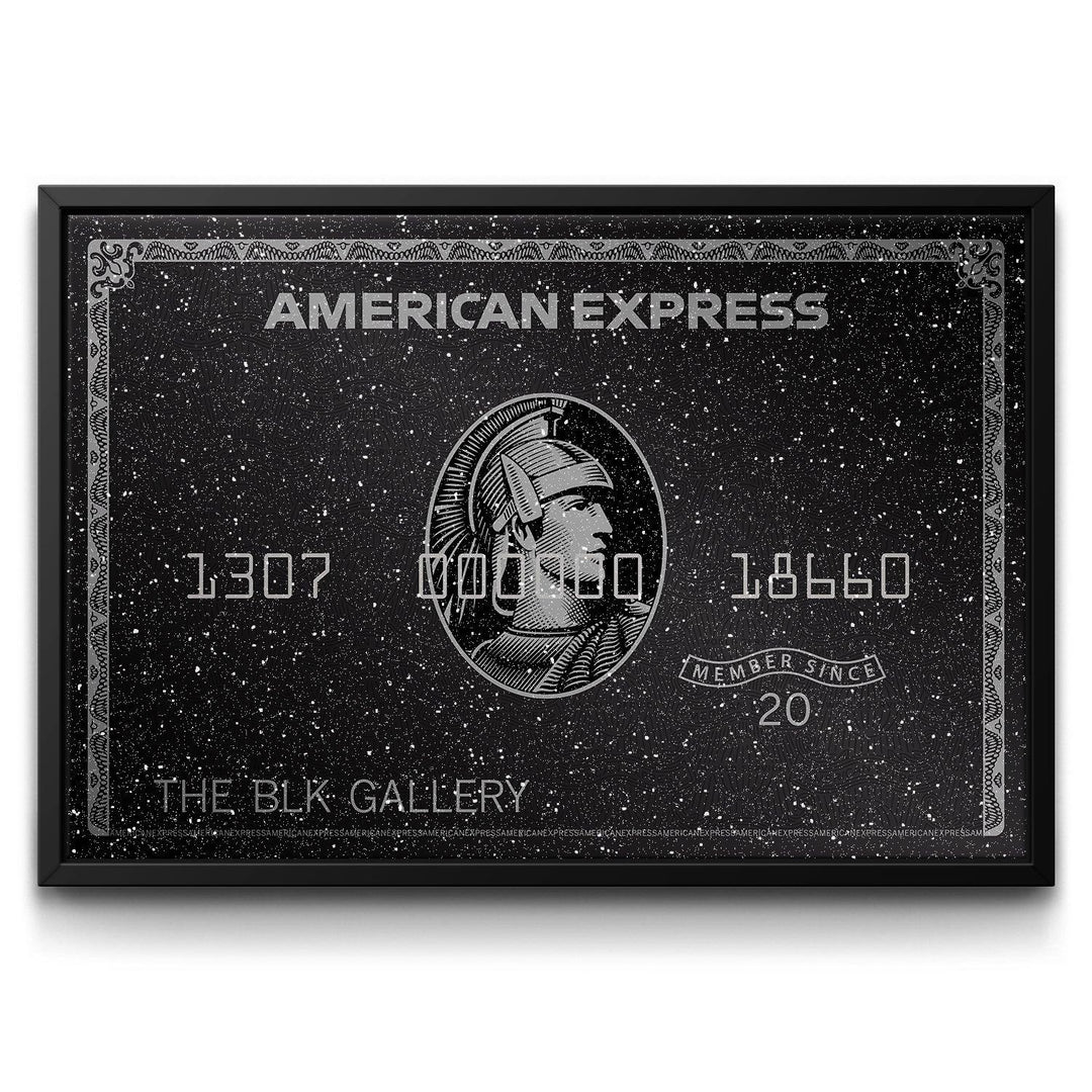American Express Black Card w/ Diamond Dust – The BLK Gallery