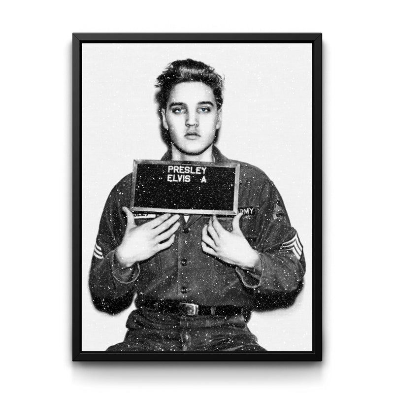 Elvis 1955 framed canvas art by The BLK Gallery