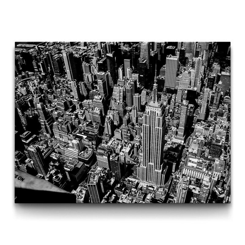 Empire State framed canvas art by The BLK Gallery