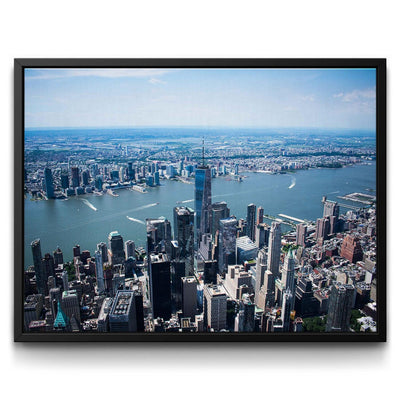 Freedom Tower framed canvas art by The BLK Gallery