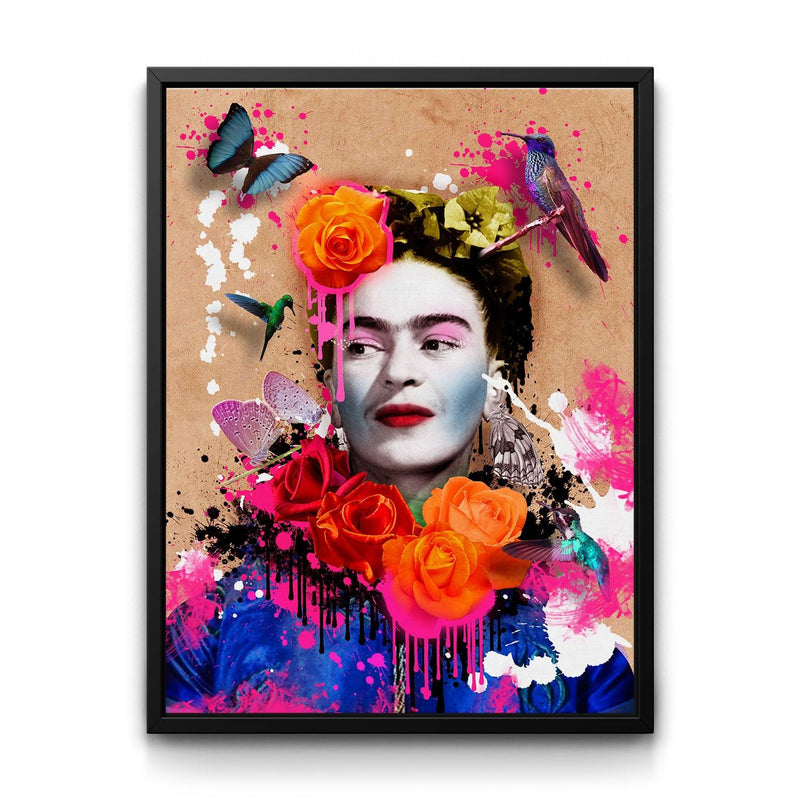 Frida Kahlo framed canvas art by The BLK Gallery