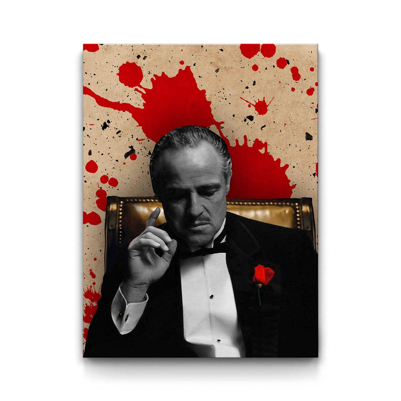 Godfather framed canvas art by The BLK Gallery