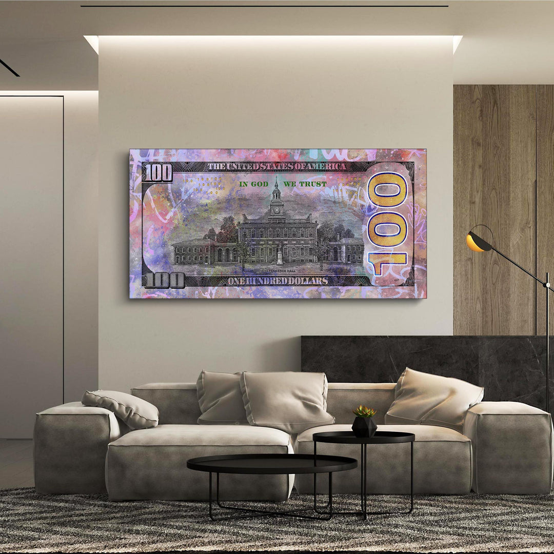 Graffiti Benny 2 framed canvas art by The BLK Gallery
