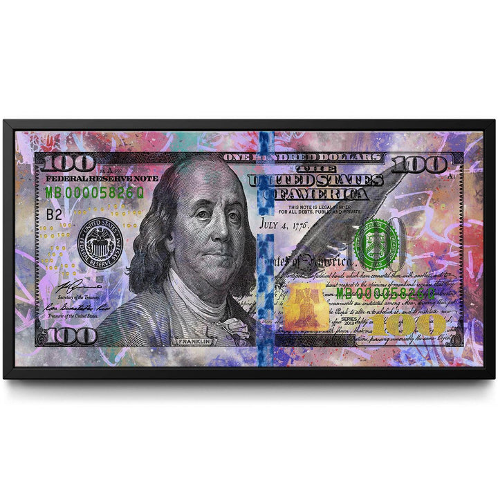 Graffiti Benny framed canvas art by The BLK Gallery