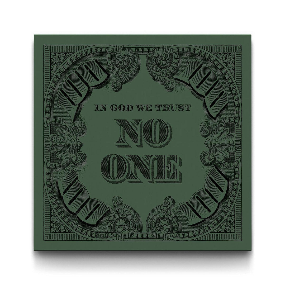 I.G.W.T.N.O. - Army Green framed canvas art by The BLK Gallery