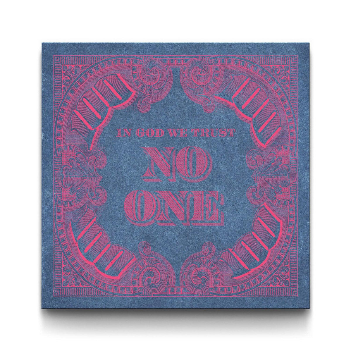 I.G.W.T.N.O. - Pink Denim framed canvas art by The BLK Gallery