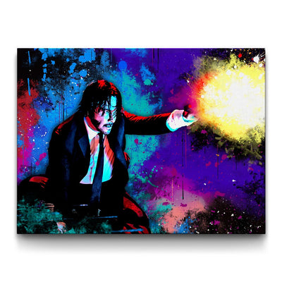 John Wick framed canvas art by The BLK Gallery