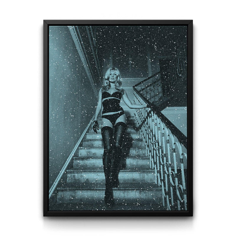 Kate Moss - Set framed canvas art by The BLK Gallery