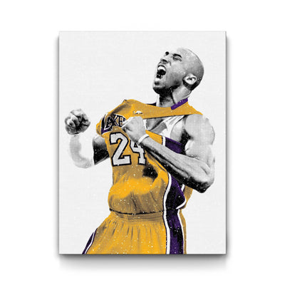 KOBE framed canvas art by The BLK Gallery