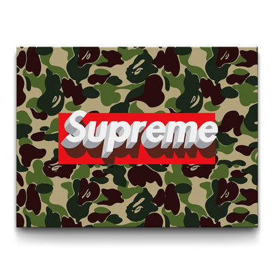 Luxury Camo framed canvas art by The BLK Gallery