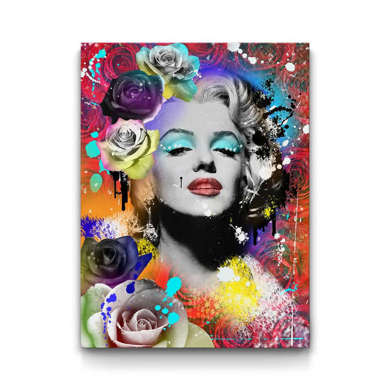 Marilyn Monroe - Avant Garde framed canvas art by The BLK Gallery