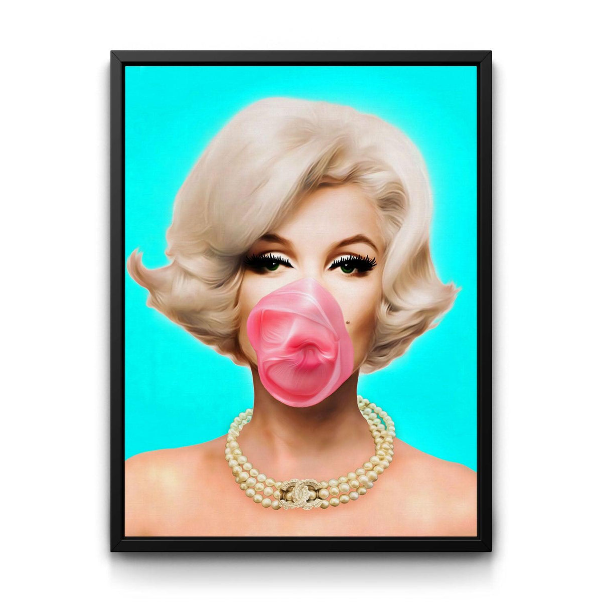 Modern Pop framed canvas art by The BLK Gallery