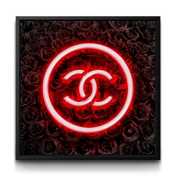 Neon Couture framed canvas art by The BLK Gallery