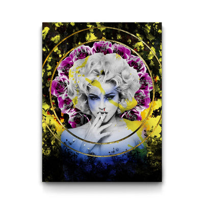 Queen of Pop - Madonna framed canvas art by The BLK Gallery