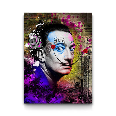 Salvador Dali framed canvas art by The BLK Gallery