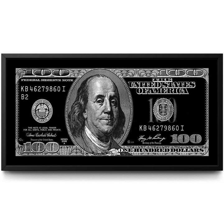 Silver Benny OG framed canvas art by The BLK Gallery