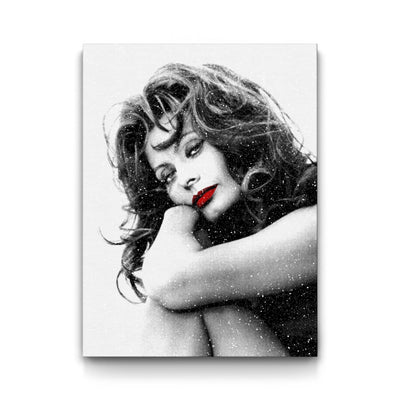 Sophia Loren framed canvas art by The BLK Gallery