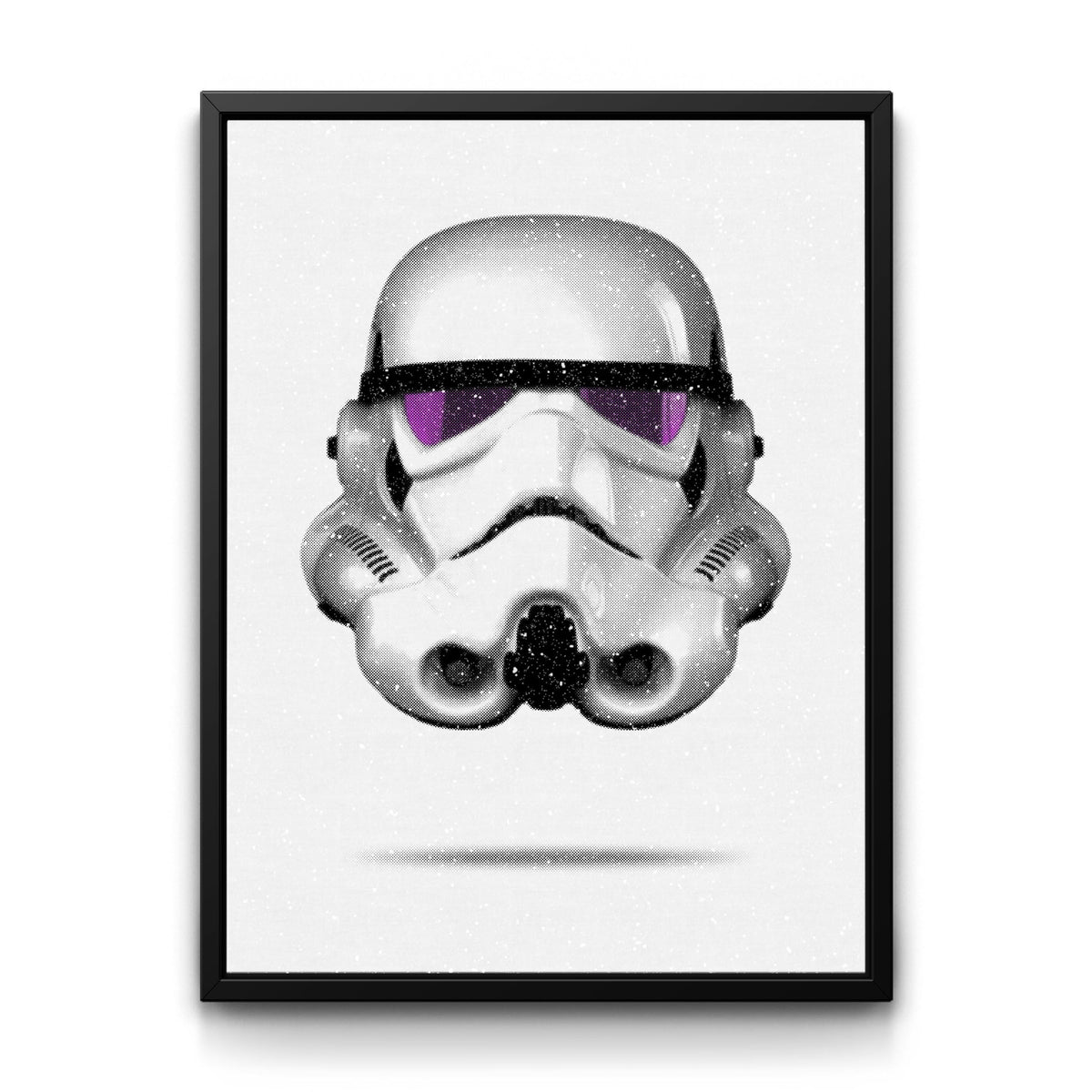 Stormtrooper framed canvas art by The BLK Gallery