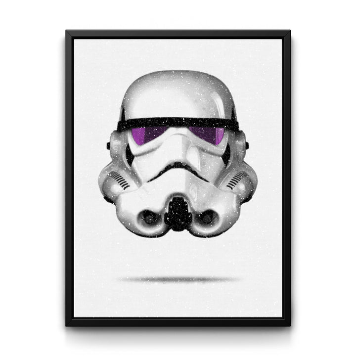 Stormtrooper framed canvas art by The BLK Gallery