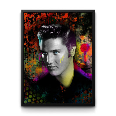 The King of Rock framed canvas art by The BLK Gallery