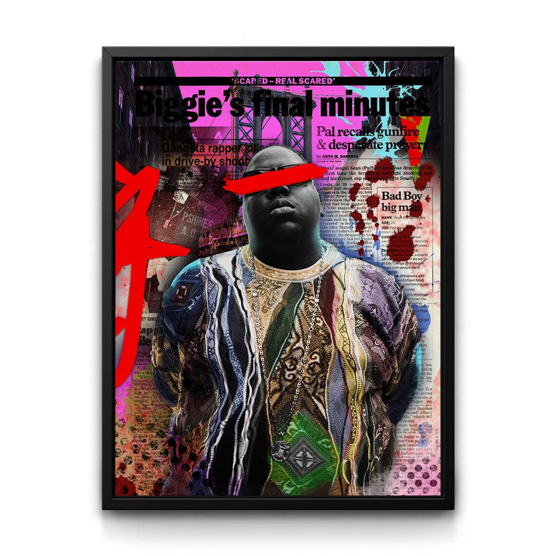 The Notorious B.I.G. framed canvas art by The BLK Gallery